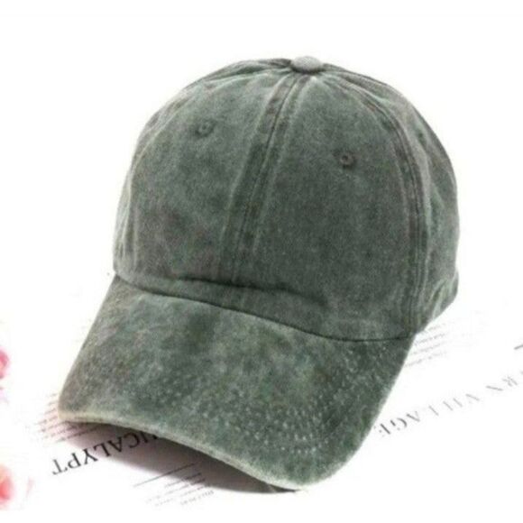 Green unisex base ball hat - Picture 1 of 2